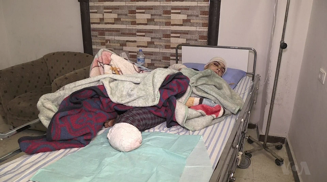 Skadade civila i Afrin